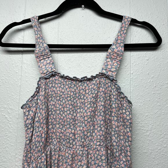 Sim & Sam Womens Babydoll Dress Medium Maxi Floral Cottagecore Fairy Romantic - Picture 8 of 16